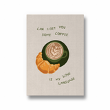 Coffee is my Love Language Journey Wall Art