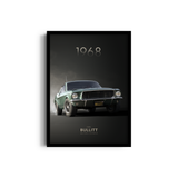 The Ford Mustang Bullitt Fastback Wall Art