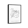 Relaxing Vacation Modern Line Wall Art