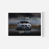 One life - BMW M4 Wall Poster