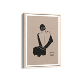 Serene Silhouette Dancing Wall Art