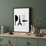 Paris, Fashion Poster