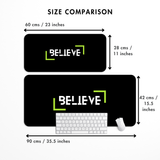 Believe Desk Mat | Desk Pad | Mouse Pad
