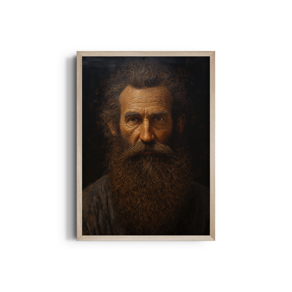 Wisdom etched in Lines Wall Art