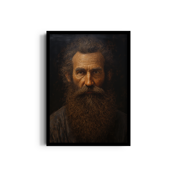 Wisdom etched in Lines Wall Art