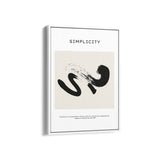 Simplicity is an acquired taste Boho Modern Wall Art