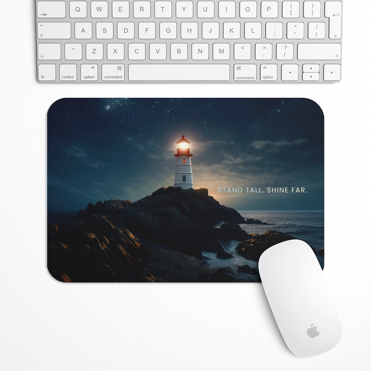Stand Tall Shine Far Gaming Mouse Pad