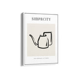 Tea Pot Boho Modern Wall Art