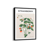 Strawberry Botanical Modern Wall Art