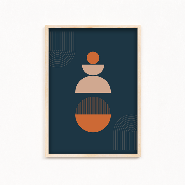 Collar of Love Geometric Modern Wall Art