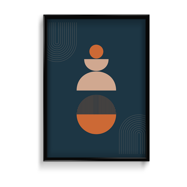 Collar of Love Geometric Modern Wall Art