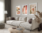 Set of 3 Women Modern Wall Art