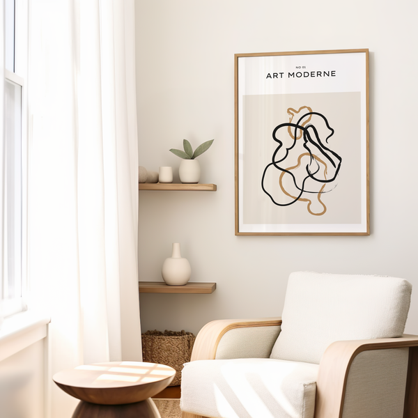 Art Moderne Abstract Boho Modern Wall Art