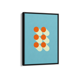 Tangerine Twist Bauhaus Wall Art