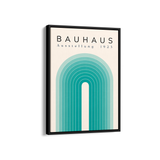 The Turquoise Arch Bauhaus Wall Art