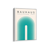 The Turquoise Arch Bauhaus Wall Art