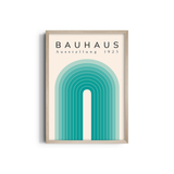 The Turquoise Arch Bauhaus Wall Art