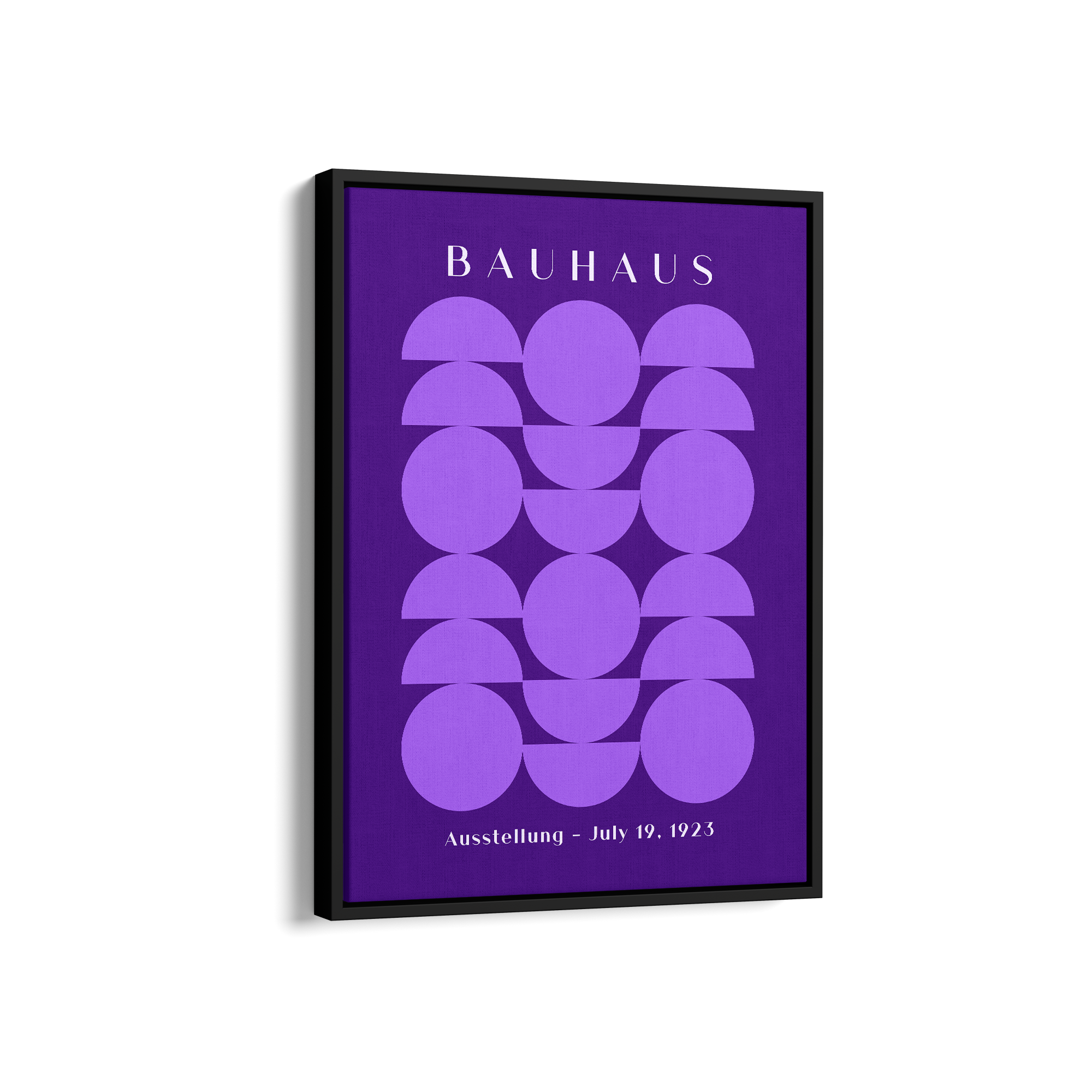 Symphony in Violet Bauhaus Wall Art