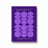Symphony in Violet Bauhaus Wall Art