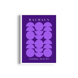 Symphony in Violet Bauhaus Wall Art