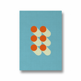 Tangerine Twist Bauhaus Wall Art