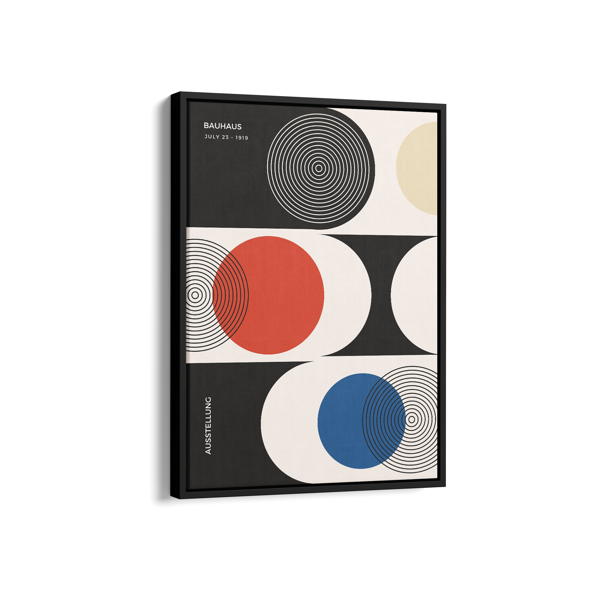 Linear Harmony Bauhaus Wall Art