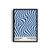 Illusion in Blue Bauhaus Wall Art