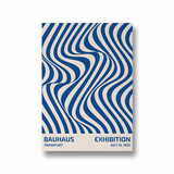 Illusion in Blue Bauhaus Wall Art