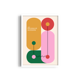 Abstract Garden Bauhaus Wall Art