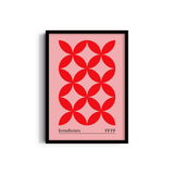 Unity in Red Bauhaus Wall Art