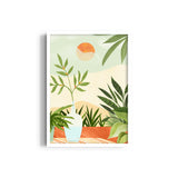 Bohemian Terrace Sunset Wall Art