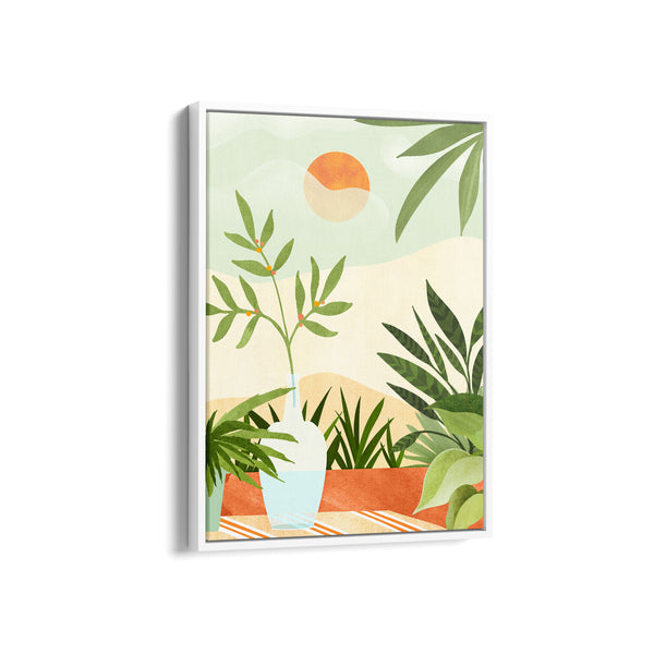 Bohemian Terrace Sunset Wall Art
