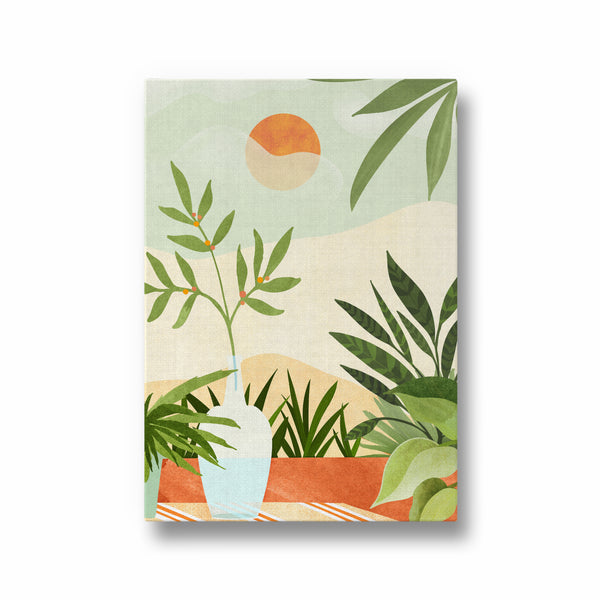 Bohemian Terrace Sunset Wall Art