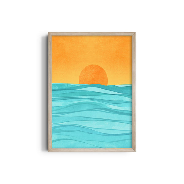 Coastal Sunset Wall Art