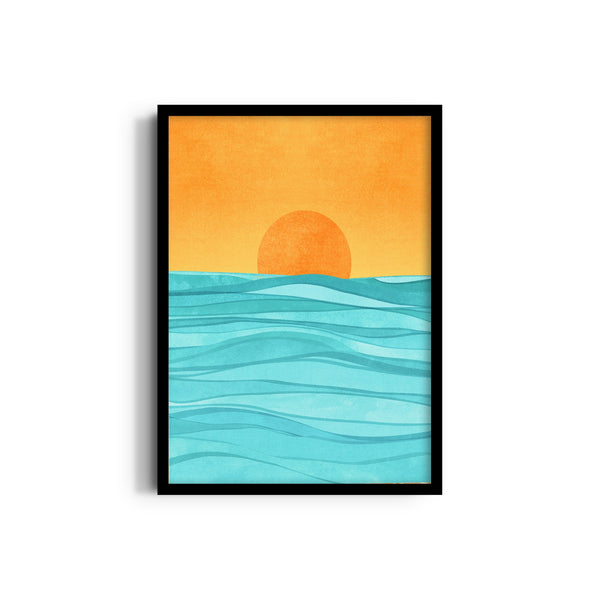Coastal Sunset Wall Art