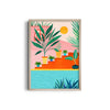 Costa Rica Poolside Wall Art