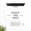 Custom Desk Mat (Color of your choice) | Desk Pad | Mouse Pad