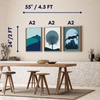 Set of 3 Landscape Wall Art