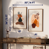 Set of 2 Mid-century Abstract Modern Wall Art