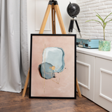 Opulent Mist Abstract Modern Wall Art