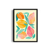 Abstract Mango Wall Art