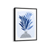 Blue Houseplant Wall Art