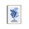 Blue Houseplant Wall Art