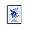 Blue Houseplant Wall Art