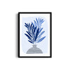 Blue Houseplant Wall Art