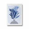 Blue Houseplant Wall Art