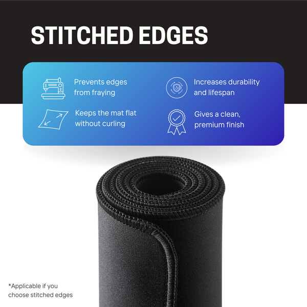 Abstract Blue Desk Mat | Desk Pad | Mouse Pad