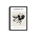 Simplicity Wildflower Waltz Boho Modern Wall Art