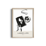 Morning coffee Boho Modern Wall Art