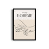 Holding Hands Boho Modern Wall Art